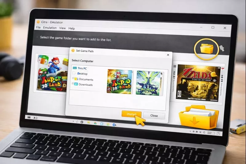 Add Game Backup Files