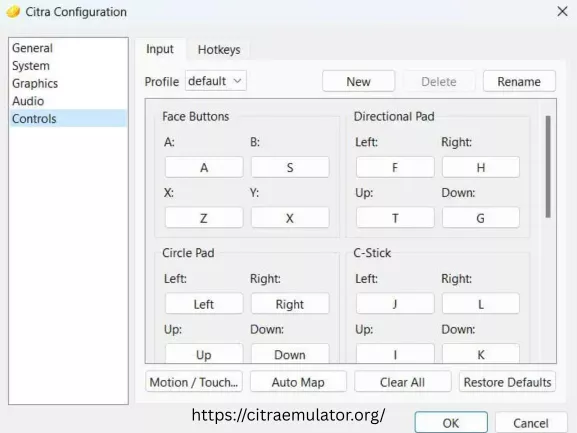 Citra Emulator screenshot