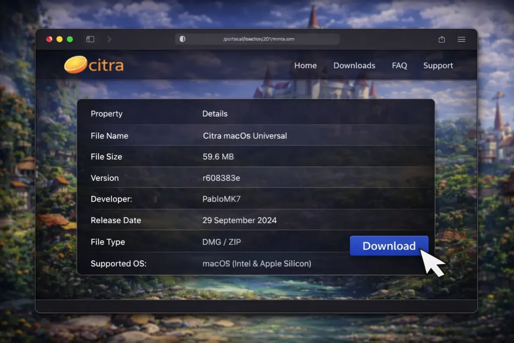 Download Citra for macOS