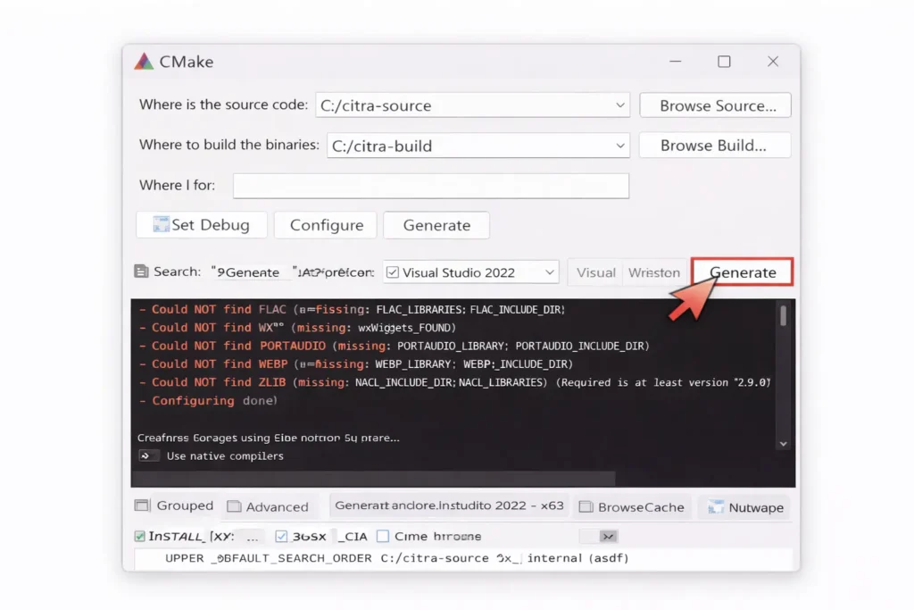 Generate Visual Studio Project Files