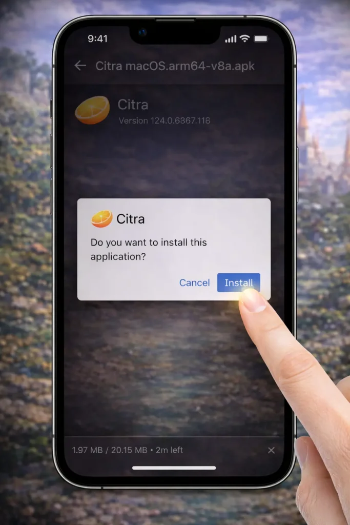 Install the APK File
