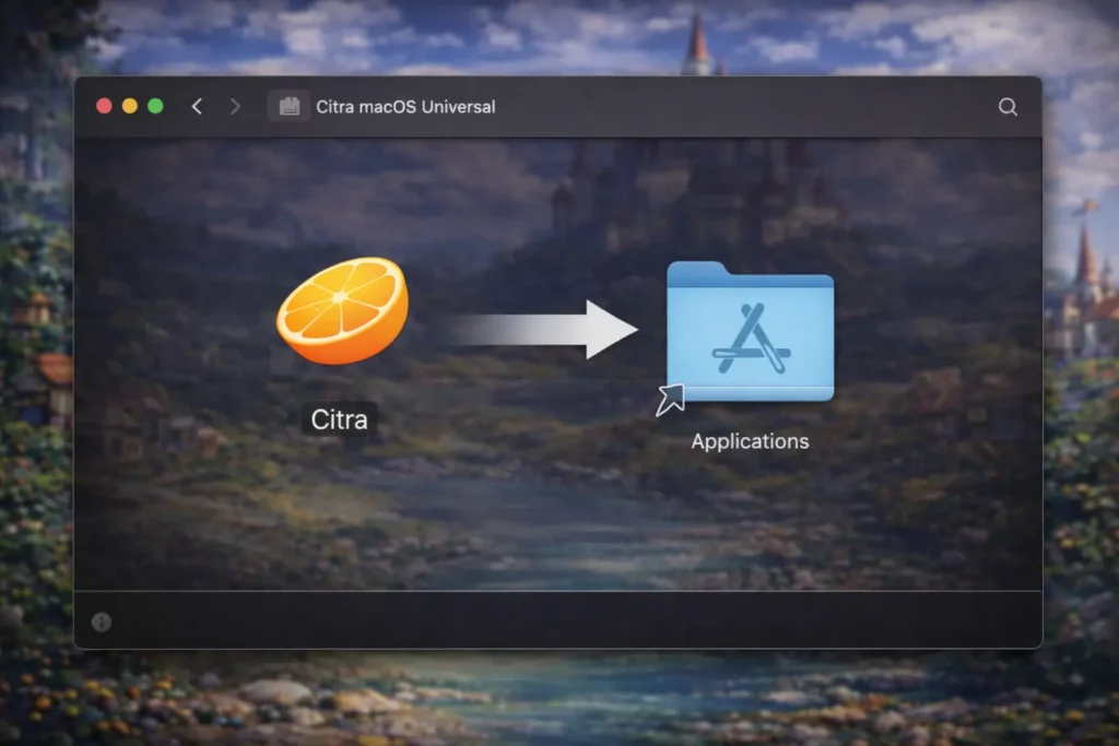 Move Citra to the Applications Folder