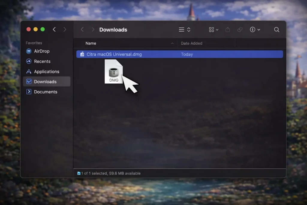 Open the Downloaded File