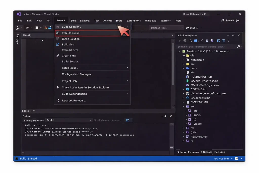 Build Citra Using Visual Studio