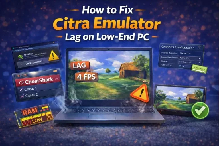 How to Fix Citra Emulator Lag on Low-End PC