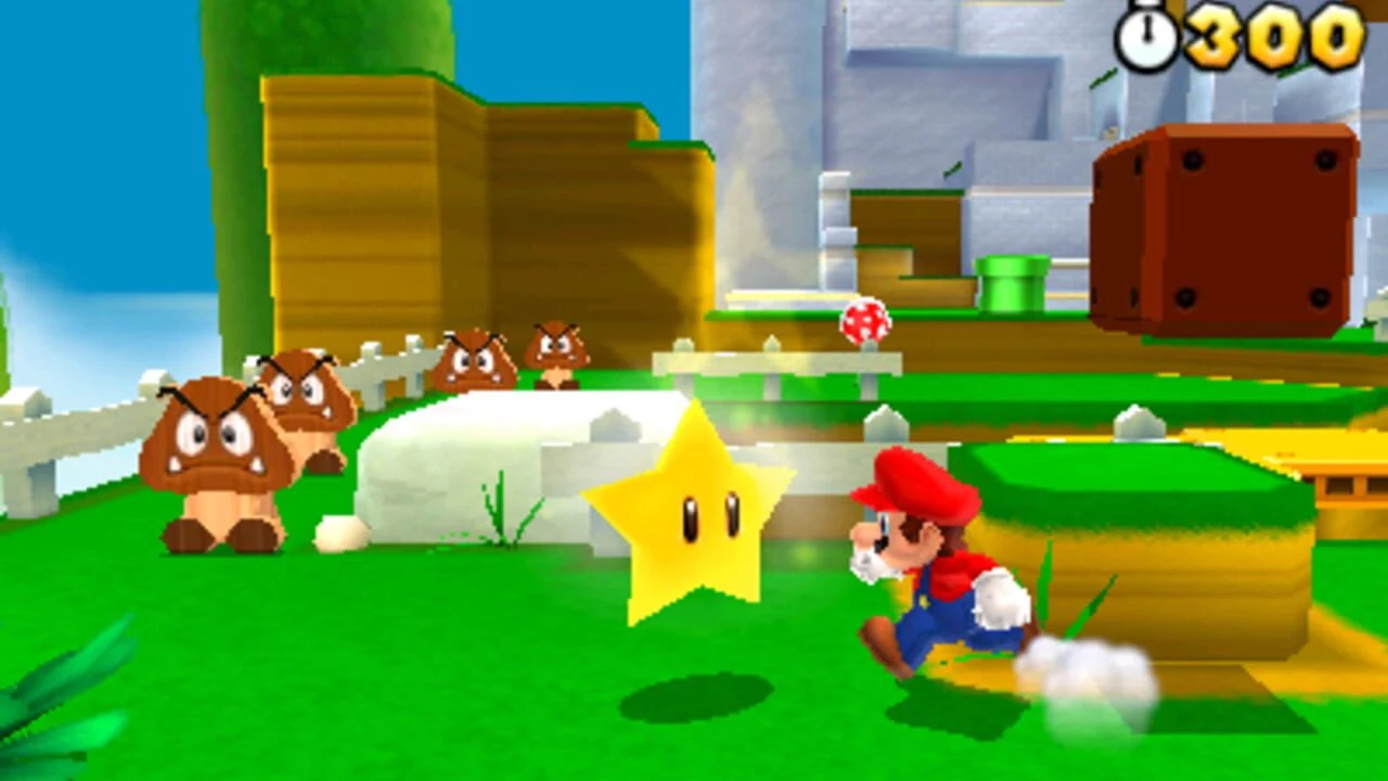 Super Mario 3D Land gameplay on Nintendo 3DS